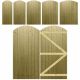 Arch Top Gate Tongue & Groove (Semi Braced)