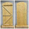 Tongue & Groove Semi Braced Arch Top [H.1945xW.820mm] Gate