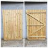 Tongue & Groove Semi Braced Flat Top [H.1800xW.1200mm] Gate