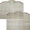 6ft x 4ft Triple Dome Privacy Trellis Panel