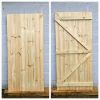 Tongue & Groove Semi Braced Flat Top [H.1800xW.840mm] Gate