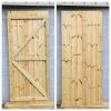 Tongue & Groove Fully Framed Flat Top [H.2100xW.900mm] Gate