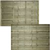 6ft x 4ft ROMA Single Modern Thick Slatted Trellis Panel
