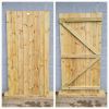 Tongue & Groove Semi Braced Flat Top [H.1800xW.900mm] Gate