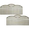 6ft x 2ft Triple Dome Privacy Trellis Panel