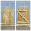 Tongue & Groove Semi Braced Arch Top [H.1030xW.750mm] Gate