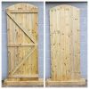 Tongue & Groove Semi Braced Arch Top [H.2100xW.825mm] Gate