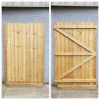Tongue & Groove Semi Braced Flat Top [H.1800xW.1200mm] Gate