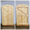 Tongue & Groove Fully Framed Arch Top [H.1800xW.1050mm] Gate