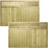 6ft x 4ft Vogue Trellis Top PGS URBAN Range Fence Panel