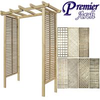 6ft x 8ft Premier Archway Pathway Trellis Arch