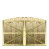 M2M Driveway Tongue & Groove Fully Framed Arch Top Gates upto 180cm x 274cm