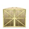 M2M Driveway Tongue & Groove Fully Framed Arch Top Gates upto 210cm x 244cm