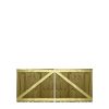 M2M Driveway Feather Edge Semi-Braced Flat Top Gates upto 90cm x 213cm