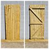 Pathway Feather Edge Semi Braced Flat Top [H.1800xW.730mm] Gate