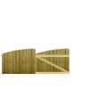 M2M Driveway Feather Edge Semi-Braced Arch Top Gates upto 90cm x 244cm