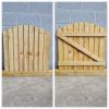 Pathway Feather Edge Semi Braced Arch Top [H.900xW.900mm] Gate
