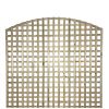 6ft x 5ft Arch Top Privacy Square Trellis