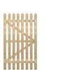 3ft x 5ft Pointed Wicket Picket Garden Wood Gate