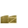 M2M Driveway Feather Edge Semi-Braced Arch Top Gates upto 90cm x 183cm