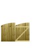 M2M Driveway Feather Edge Semi-Braced Arch Top Gates upto 120cm x 183cm