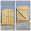 Pathway Tongue & Groove Semi Braced Arch Top [H.925xW.750mm] Gate