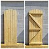 Pathway Tongue & Groove Semi Braced Arch Top [H.1800xW.650mm] Gate