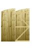 M2M Driveway Feather Edge Semi-Braced Arch Top Gates upto 210cm x 183cm