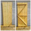 Pathway Tongue & Groove Semi Braced Flat Top [H.2030xW.800mm] Gate