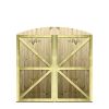M2M Driveway Tongue & Groove Fully Framed Arch Top Gates upto 210cm x 213cm