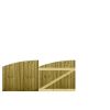 M2M Driveway Feather Edge Semi-Braced Arch Top Gates upto 90cm x 213cm