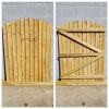 Pathway Feather Edge Semi Braced Arch Top [H.1500xW.1100mm] Gate