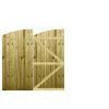 M2M Driveway Feather Edge Semi-Braced Arch Top Gates upto 180cm x 183cm