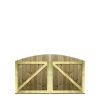 M2M Driveway Tongue & Groove Fully Framed Arch Top Gates upto 120cm x 213cm