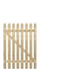 3ft x 4ft Pointed Wicket Picket Garden Wood Gate