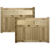 URBAN ELITE Driveway Gates 4ft x 10ft Vogue Trellis Top