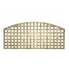 6ft x 2ft Arch Top Privacy Square Trellis