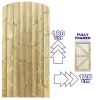 6ft Tongue & Groove 120cm Wide Fully Framed Arch Top Gate
