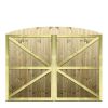M2M Driveway Tongue & Groove Fully Framed Arch Top Gates upto 210cm x 274cm