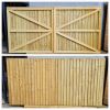 Driveway Feather Edge Fully Framed Flat Top [H.1500xW.3040mm] Gate