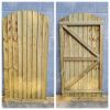Pathway Feather Edge Fully Framed Arch Top [H.1800xW.900mm] Gate