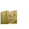 M2M Driveway Feather Edge Semi-Braced Arch Top Gates upto 150cm x 183cm