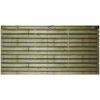 6ft x 3ft Double Slatted Roma Panel