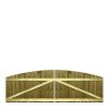 M2M Driveway Feather Edge Semi-Braced Arch Top Gates upto 90cm x 274cm