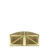 M2M Driveway Tongue & Groove Fully Framed Arch Top Gates upto 90cm x 183cm