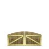 M2M Driveway Tongue & Groove Fully Framed Arch Top Gates upto 90cm x 213cm