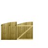M2M Driveway Feather Edge Semi-Braced Arch Top Gates upto 120cm x 213cm