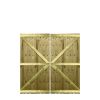 M2M Driveway Feather Edge Semi-Braced Flat Top Gates upto 180cm x 183cm