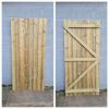 Tongue & Groove Semi Braced Flat Top [H.1850xW.855mm] Gate