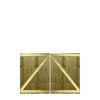 M2M Driveway Feather Edge Semi-Braced Flat Top Gates upto 120cm x 183cm